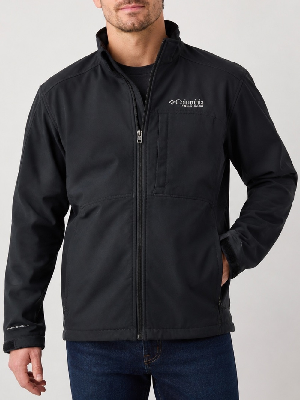 Columbia Omni-Shield Men’s Medium Black Outdoor Hiking Jacket